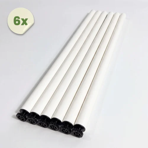 Kit com 6 Roletes com Engrenagem para Chocadeiras até 130 Ovos BT-400