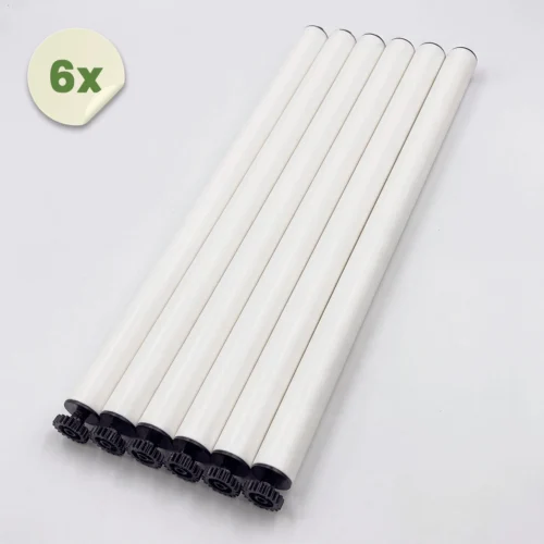 Kit com 6 Roletes com Engrenagem para Chocadeiras até 72 Ovos BT-420